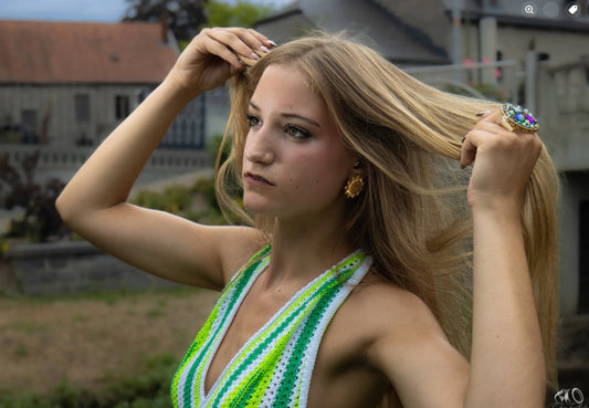 Boucles d'oreilles Sun