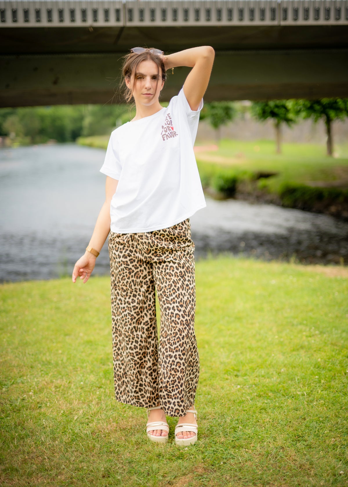 Pantalon léopard