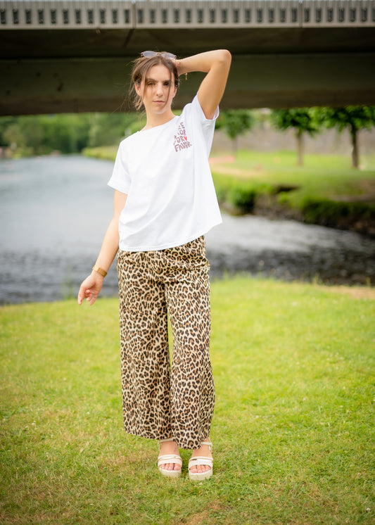 Pantalon léopard