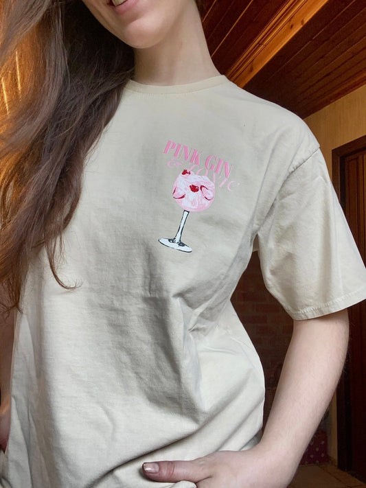 T-shirt Pink Gin