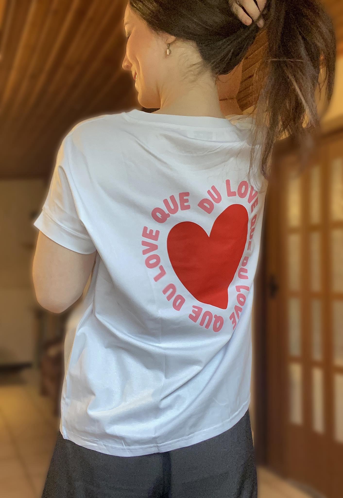 T-Shirt Que Du Love