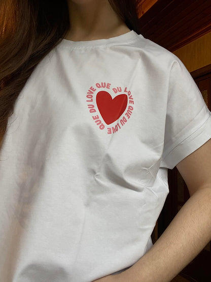 T-Shirt Que Du Love