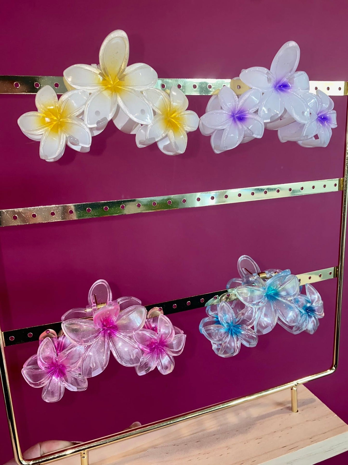 Pinces 3 fleurs