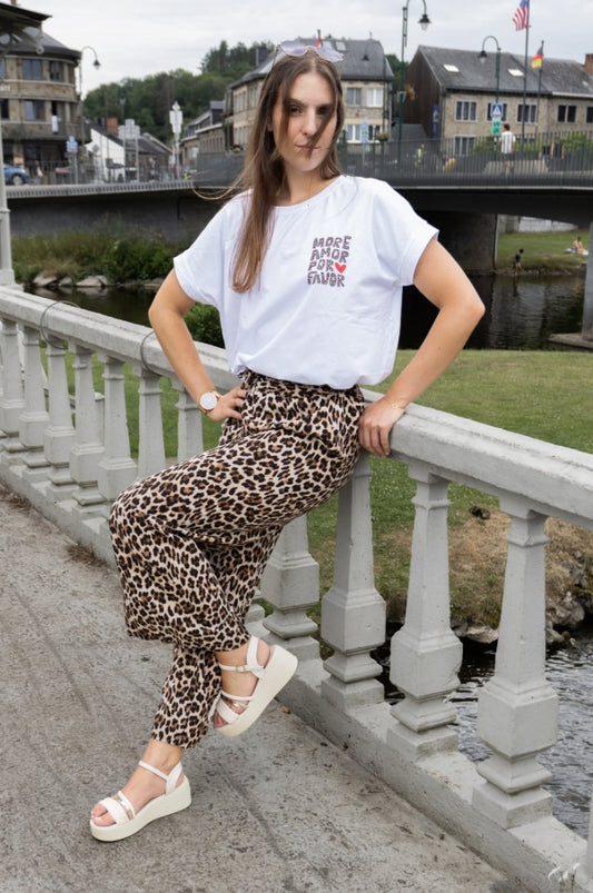 Pantalon léopard