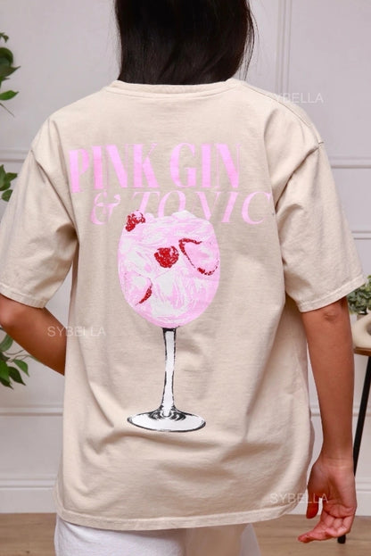 T-shirt Pink Gin